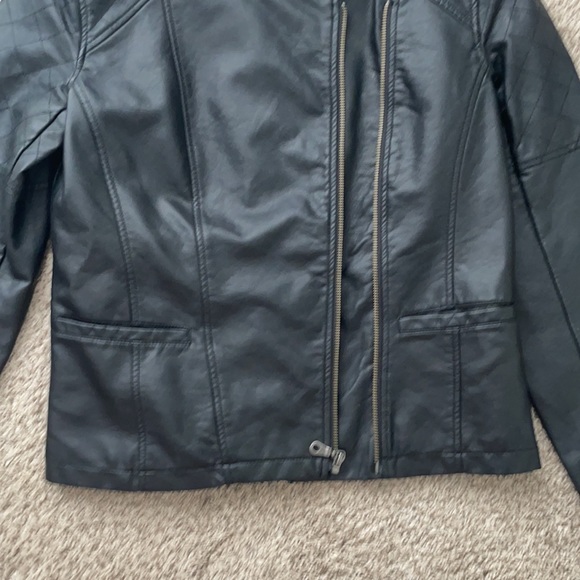 Faux Leather Jacket - Picture 2 of 3